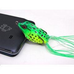 4cm/12g 5pcs Fishing Lures Bass Soft Frog Crankbaits Top Water Fish Tackle Hook