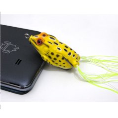 4cm/12g 5pcs Fishing Lures Bass Soft Frog Crankbaits Top Water Fish Tackle Hook
