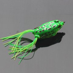 4cm/12g 5pcs Fishing Lures Bass Soft Frog Crankbaits Top Water Fish Tackle Hook