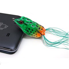 4cm/12g 5pcs Fishing Lures Bass Soft Frog Crankbaits Top Water Fish Tackle Hook