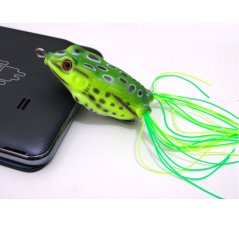 4cm/12g 5pcs Fishing Lures Bass Soft Frog Crankbaits Top Water Fish Tackle Hook