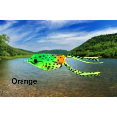 4cm/12g 5pcs Fishing Lures Bass Soft Frog Crankbaits Top Water Fish Tackle Hook