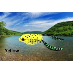 4cm/12g 5pcs Fishing Lures Bass Soft Frog Crankbaits Top Water Fish Tackle Hook