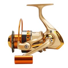 Gdeal Fishing Line Reel Round All-Metal Wire Cup Reel Spinning Reel