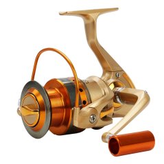Gdeal Fishing Line Reel Round All-Metal Wire Cup Reel Spinning Reel