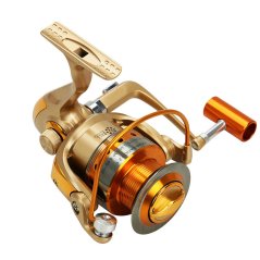 Gdeal Fishing Line Reel Round All-Metal Wire Cup Reel Spinning Reel