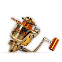 Gdeal Fishing Line Reel Round All-Metal Wire Cup Reel Spinning Reel