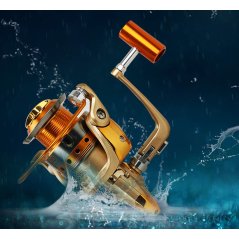 Gdeal Fishing Line Reel Round All-Metal Wire Cup Reel Spinning Reel