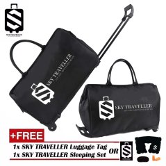 SKY TRAVELLER SKY301 Trolley Travel Bag Casual Luggage 60cm x 22cm x 35cm