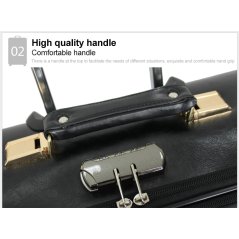 SKY TRAVELLER SKY303 Leather Trolley Case Business Bag Luggage 16Inch