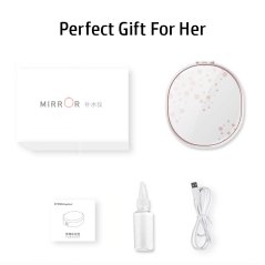 Mini Nano Mist Spray Hydrating Device Face Beauty Make Up Mirror