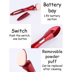 Electronic Makeup Brush Automatic Rotating Beauty Instrument (KD-555)
