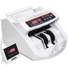 Goplus Money Counter Worldwide Bill Counting Machine Detector (White)