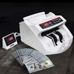 Goplus Money Counter Worldwide Bill Counting Machine Detector (White)
