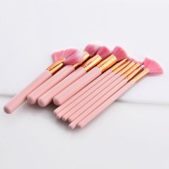 Gdeal 10pcs High Quality Professional Makeup Brush Beauty Tools Set Pink (CM-2888)