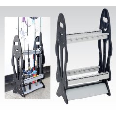 Gdeal Easy Take Fishing Rod Rack Pole Holder Stand Organizer Rack