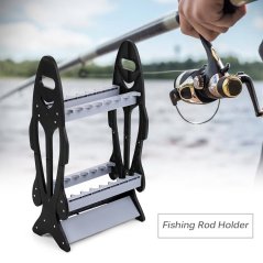 Gdeal Easy Take Fishing Rod Rack Pole Holder Stand Organizer Rack