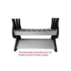 Gdeal Easy Take Fishing Rod Rack Pole Holder Stand Organizer Rack