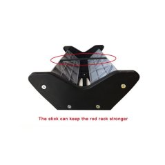 Gdeal Easy Take Fishing Rod Rack Pole Holder Stand Organizer Rack
