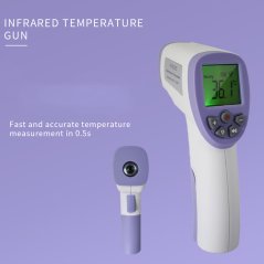 Contactless Forehead Body Temperature Infrared Thermometer with LCD Display