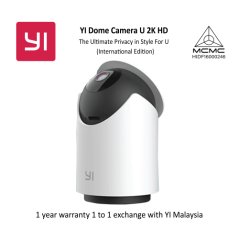 YI Camera 2K Dome U 20fps/3mp Wifi CCTV Tilt Wireless IP Surveillance