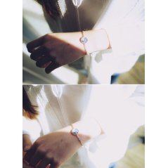 Wing Bling - White Moon Bracelet (Glow In The Dark)