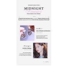Midnight Romance Earrings By Wing Bling