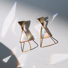 Wing Bling Clara Earring Gold Plated
