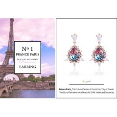 Midnight Romance Earrings By Wing Bling