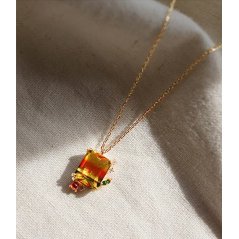 Fantasy Sunset Necklace By Terrcarebeautyshop (Gold)