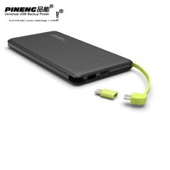 Pineng PN-951 10000mAh Ultra Slim Design Power Bank (Black)