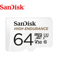 SanDisk 10 64GB MicroSD Card for CCTV IPTV Dashcam and IP Camera