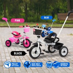 Gdeal Baby Tricycle Bike Three Wheels Stroller Children Hand Push (3 Colors)