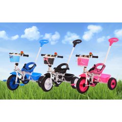 Gdeal Baby Tricycle Bike Three Wheels Stroller Children Hand Push (3 Colors)