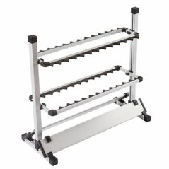 Gdeal 24 Hole Aluminum Alloy Fishing Gear Lure Rod Display Rack
