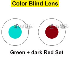Igel CD Chromax , Color Blind Contact Lens  Green and Red 1 pc/Vial