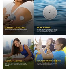 FreeStyle Libre Sensor 1s (Flash Glucose Monitoring, NO finger Pricking Needed)