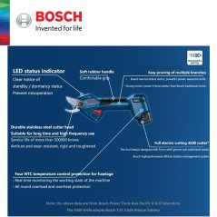 BOSCH Pro Pruner Cordless Secateurs 12V - 06019K10L1