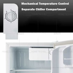 Isonic Single Door Small Refrigerator 50L- Hotel Mini Bar IS-50R