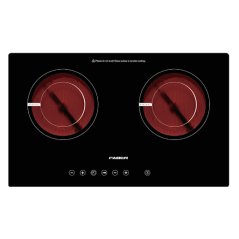 Faber Italia FCH3C Built-in Double Electric Ceramic Cooker Hob FCH 3C/69BK