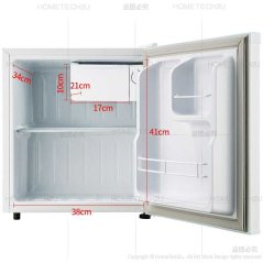 Isonic Single Door Small Refrigerator 50L- Hotel Mini Bar IS-50R
