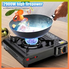 Lestop Portable gas stove steamboat stove picnic stove camping stove Butane gas