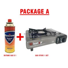Lestop Portable gas stove steamboat stove picnic stove camping stove Butane gas