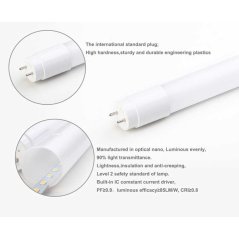 30pcs APRO T8 Glass LED Tube 4ft 20watt Daylight 7000K (Approved)