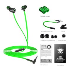 Plextone Gaming Series G23 Bullet Style Earphone Mic (Random Color)