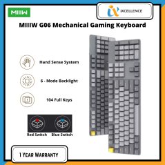 Xiaomi MIIIW G06 Mechanical Gaming Keyboard Backlit 104 Key