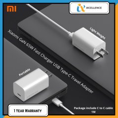Xiaomi GaN 65W Fast USB Type-C Smart Output PD Travel Charger AD65G