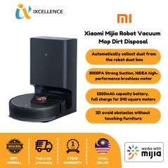 Xiaomi Mijia Smart Robot Vacuum Cleaner Mop Dirt Disposal