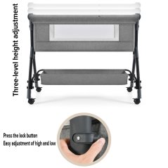 Crib Splicing Big Multi Functional Bedside Baby Bed (3 Colors)