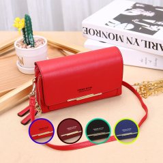 Women New Wallet Korean Version Shoulder and Long Clutch Bag (4 Colors)
